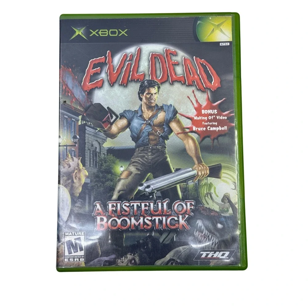 Evil Dead A Fistful of Boomstick Microsoft Xbox OG Original Game Bruce Campbell